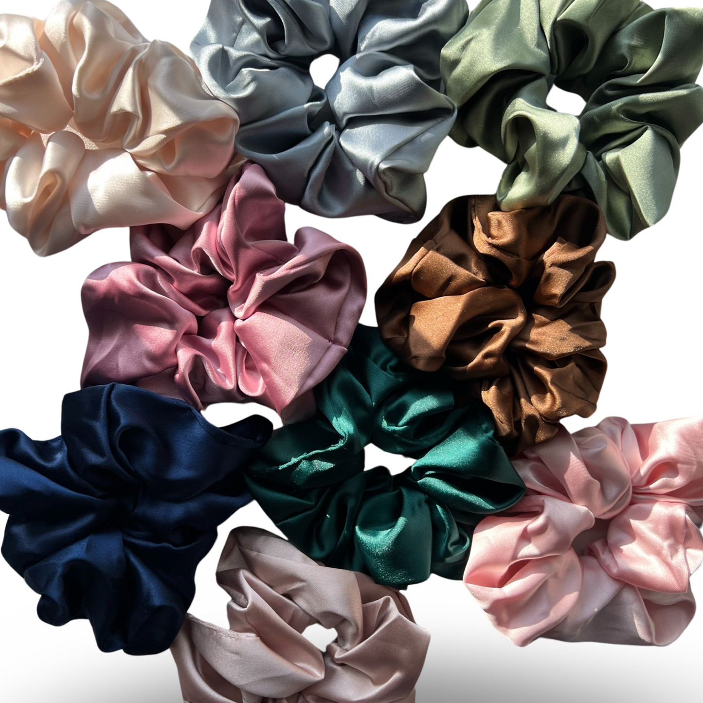 Satin oversized scrunchie